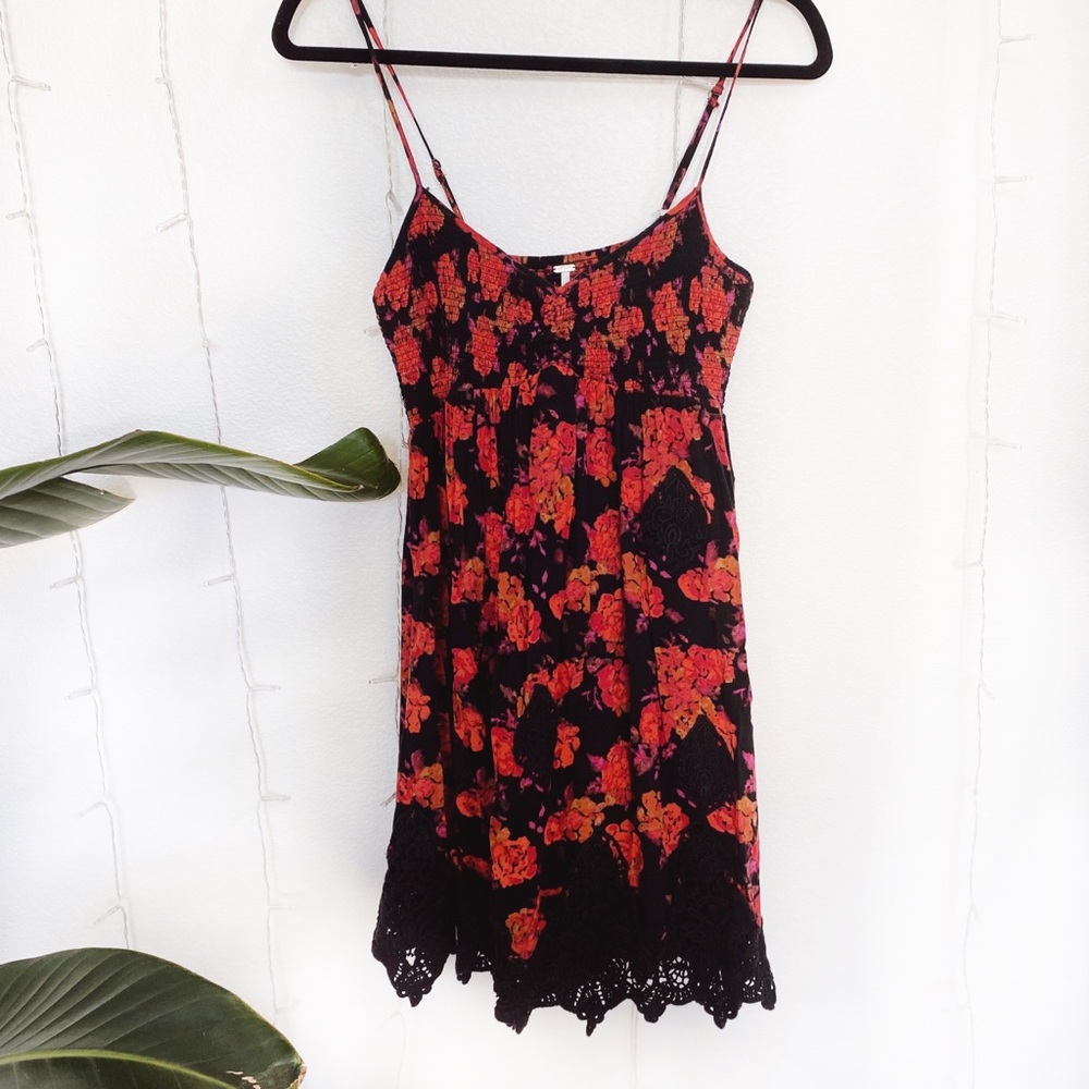 Free People Floral Sun Dress